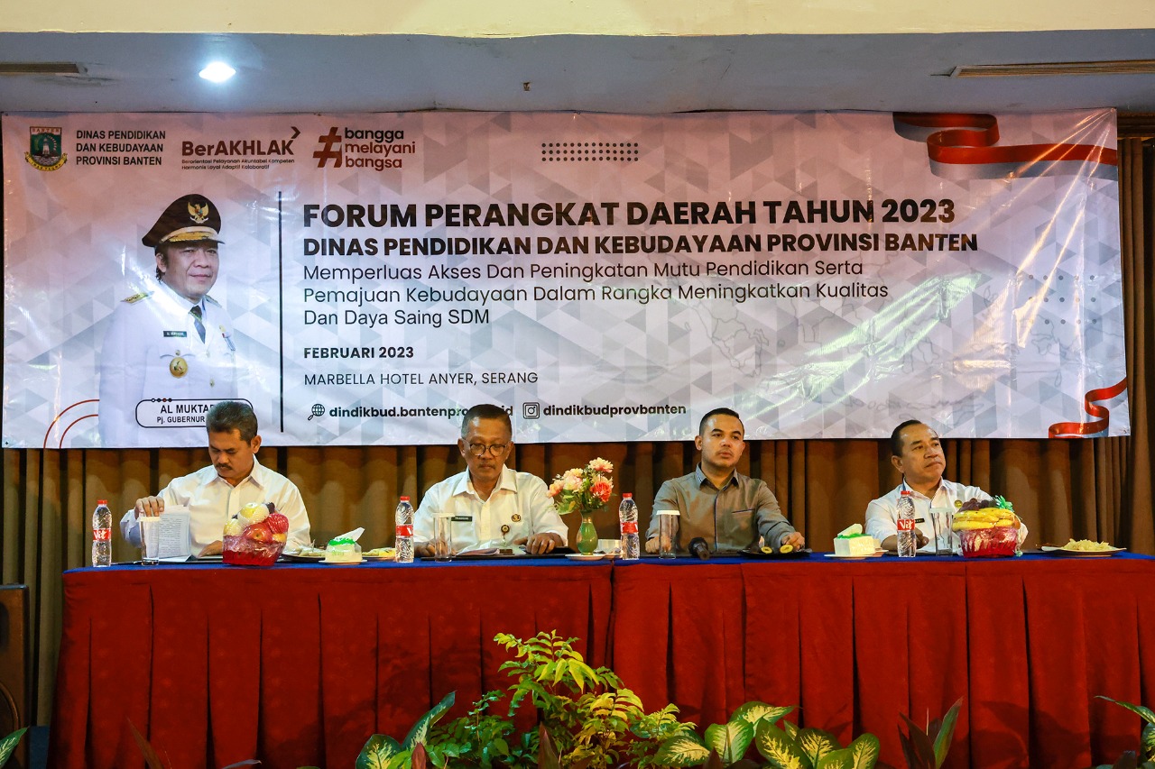 Forum Perangkat Daerah 2024, Dindikbud Banten Komitmen Tingkatkan Angka Partisipasi Sekolah