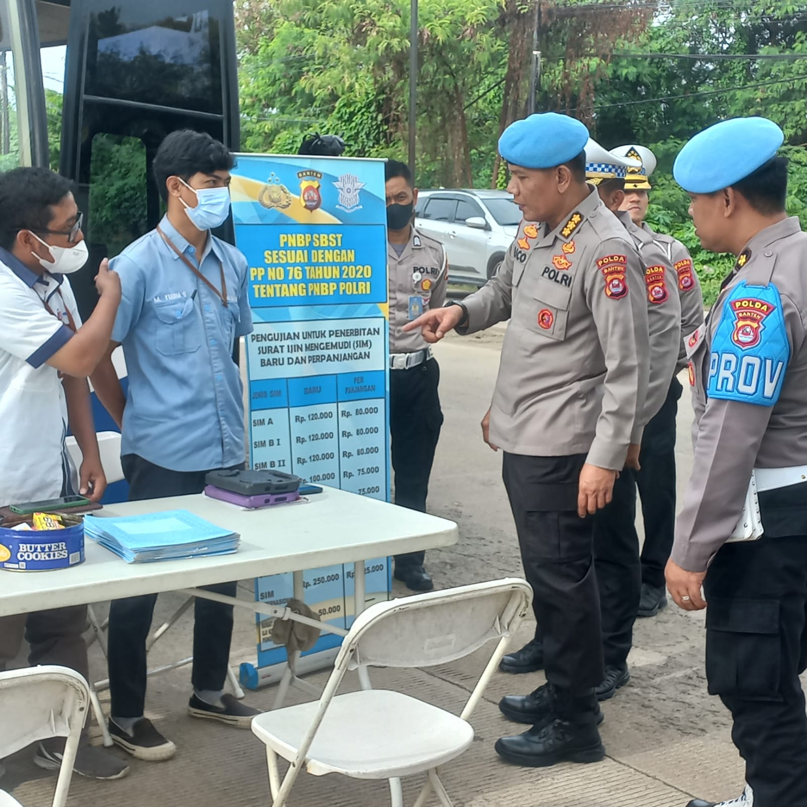 Propam Polda Banten Awasi SIM dan Samsat