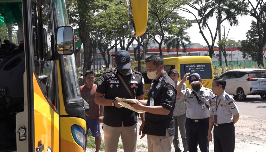Dishub Kabupaten Tangerang Periksa Kelaikan Angkutan Umum Menjelang Mudik
