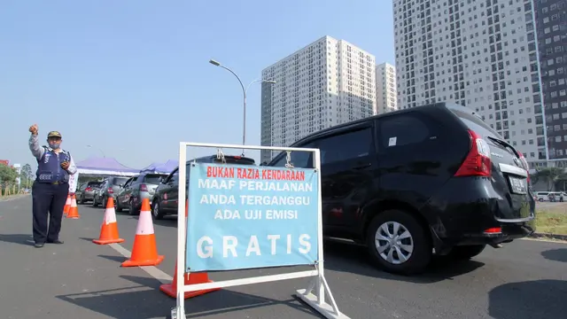 649 Kendaraan Ikut Uji Emisi Gratis di Kota Tangerang, 98 Tidak Lolos