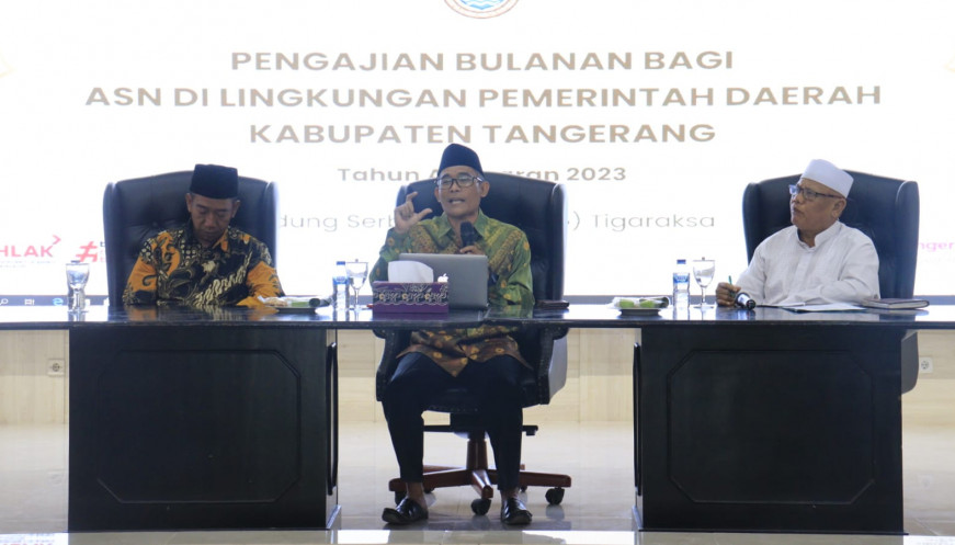 Pengajian Bulanan ASN Pemkab Tangerang, Sesama Muslim Jangan Saling Menjatuhkan
