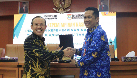 Pj Bupati Tangerang Terima Peserta Pelatihan Kepemimpinan Nasional