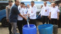 Pj Bupati Puji Bakti Sosial Penyaluran Bantuan Air Bersih PWI Kabupaten Tangerang