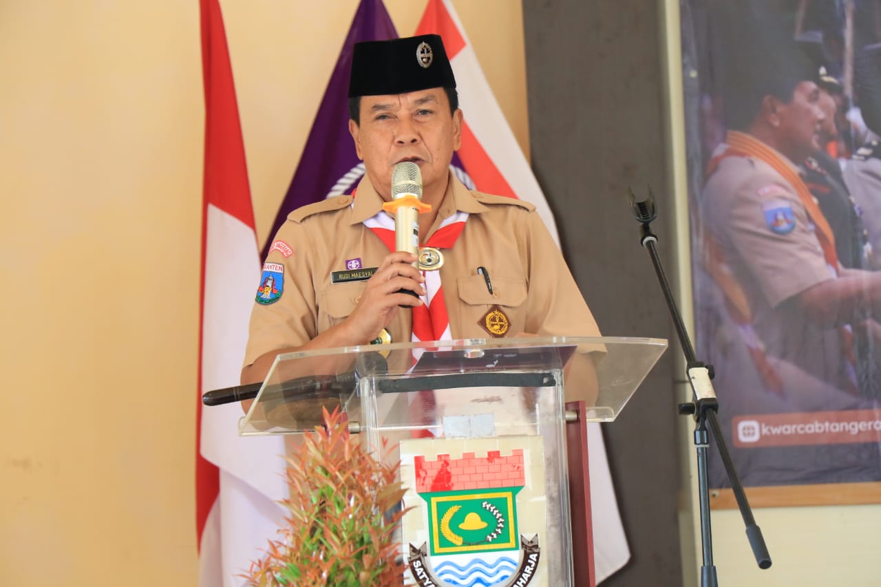 Ketua Kwarcab Gerakan Pramuka Kabupaten Tangerang Buka Rakercab Tahun 2024